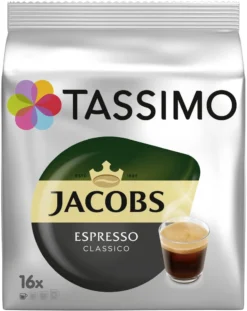 Tassimo Jacobs Espresso Classico | 16 T Discs, Kaffeekapseln -Kaffeegenuss Verkaufsgeschäft cfd28f39e400a3a50454446e65a7bb3a