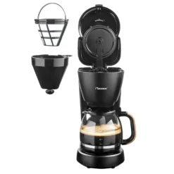 Bestron Filter-Kaffeemaschine Für 10 Tassen Kaffee, Inkl. 1,5 Liter Glaskanne, Permanentfilter & Warmhalteplatte, 1.000 Watt, Black & Wood-Design, Farbe: Schwarz / Holz 16 Bestron Filter-Kaffeemaschine Für 10 Tassen Kaffee, Inkl. 1,5 Liter Glaskanne, Permanentfilter & Warmhalteplatte, 1.000 Watt, Black & Wood-Design, Farbe: Schwarz / Holz -Kaffeegenuss Verkaufsgeschäft d01001c43705f2e7eefbe6a5e1e95fae