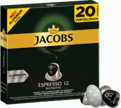 JACOBS Kapseln Espresso Ristretto 200 Nespresso Kompatible Kaffeekapseln -Kaffeegenuss Verkaufsgeschäft d078a7662c070c48e325b7a2d4780568