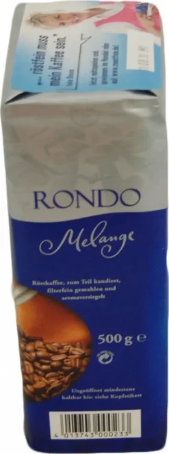 Röstfein Rondo Melange | Gemahlen | 500g -Kaffeegenuss Verkaufsgeschäft d420b93e2aeffde8dfc7e9cf9680e6ba
