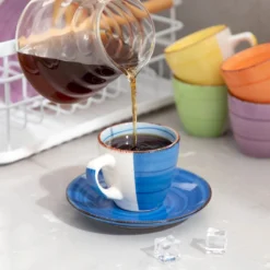 Kaffeeservice Steinzeug, Vancasso BONITA 12 Teiliges Kaffeeset, Cappuccino Tassenset Für 6 Personen, Tassen Und Untertassen -Kaffeegenuss Verkaufsgeschäft d471144b8266846e8adbc8cb3dcfb7fd