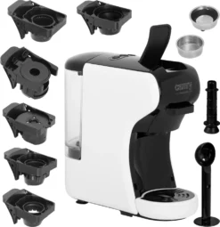 Adler Camry CR 4414 Multi-Espressomaschine Mit 5 Kapselkaffeeeinsätzen 19 Bar Pumpendruck -Kaffeegenuss Verkaufsgeschäft d4c2bdc7ce7f720e040e010e81b0b6f4