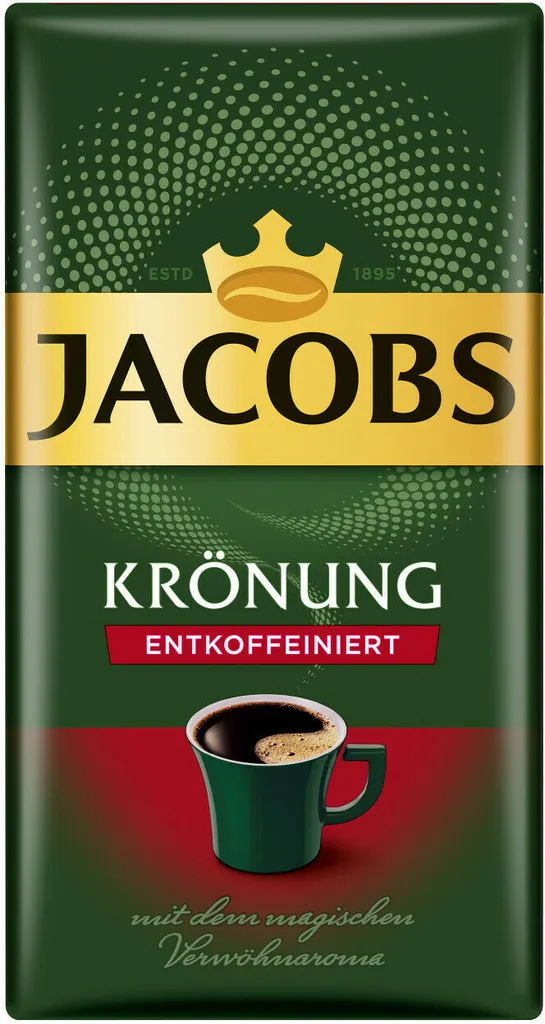 JACOBS Filterkaffee Krönung Entkoffeiniert 6 X 500 G Pulver- Röstkaffee Gemahlen 2 JACOBS Filterkaffee Krönung Entkoffeiniert 6 X 500 G Pulver- Röstkaffee Gemahlen – Bild 2