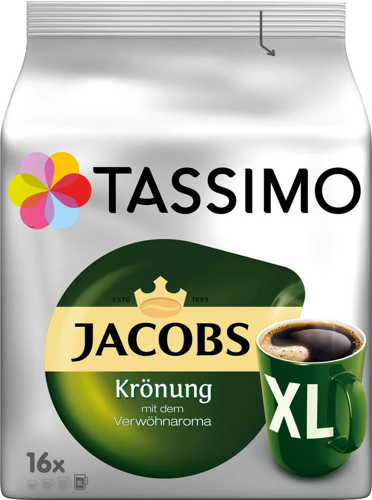 TASSIMO Kapseln 3x16 Jacobs Krönung XL + 3x16 Krönung Kräftig XL T Discs - Insgesamt 96 Getränke 3 TASSIMO Kapseln 3x16 Jacobs Krönung XL + 3x16 Krönung Kräftig XL T Discs - Insgesamt 96 Getränke – Bild 3