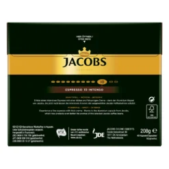 JACOBS Kapseln Espresso Intenso 5 X 40 Nespresso®* Kompatible Kaffeekapseln -Kaffeegenuss Verkaufsgeschäft d6e896135cccc654edf8a89977aa0d0c