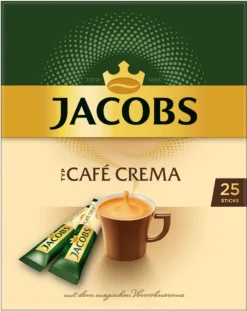 JACOBS Typ Cafe Crema Löslicher Kaffee 12 X 25 Sticks -Kaffeegenuss Verkaufsgeschäft d825d4bd1c168888920794dcd6680ab9