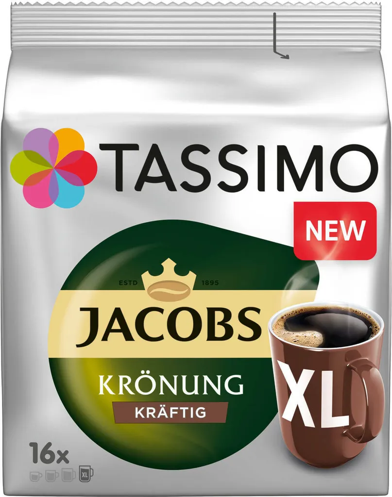 TASSIMO Kapseln 3x16 Jacobs Krönung XL + 3x16 Krönung Kräftig XL T Discs - Insgesamt 96 Getränke 6 TASSIMO Kapseln 3x16 Jacobs Krönung XL + 3x16 Krönung Kräftig XL T Discs - Insgesamt 96 Getränke – Bild 6