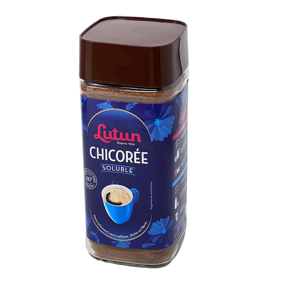 LUTUN Chicorée Soluble - Aufguss Kaffeeersatz Aus Zichorie Koffeinfrei 200 Gramm - Original Aus Frankreich 1 LUTUN Chicorée Soluble - Aufguss Kaffeeersatz Aus Zichorie Koffeinfrei 200 Gramm - Original Aus Frankreich