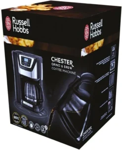 Russell Hobbs 22000-56 Chester Grind Und Brew Glas-Kaffeemaschine Mahlwerk -Kaffeegenuss Verkaufsgeschäft dd8a0221ff7f8f8632d71c10c83f5fa6