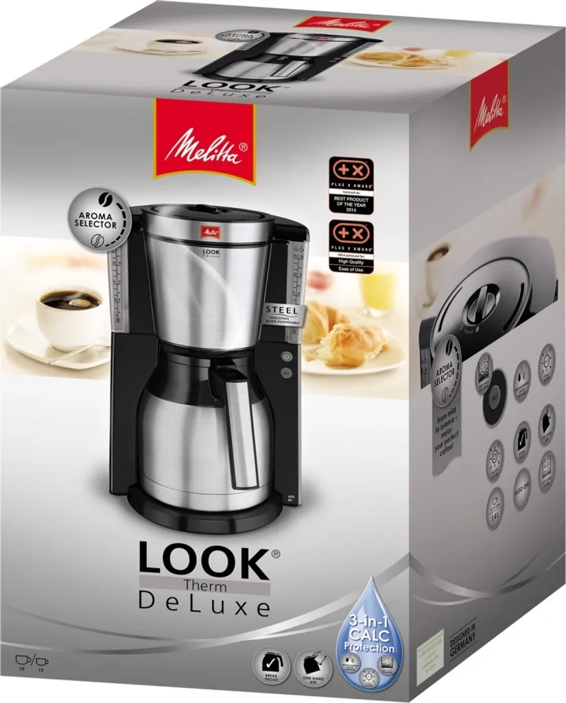 Melitta Kaffeemaschine Look Therm Deluxe Mit Edelstahlkanne 5 Melitta Kaffeemaschine Look Therm Deluxe Mit Edelstahlkanne – Bild 5