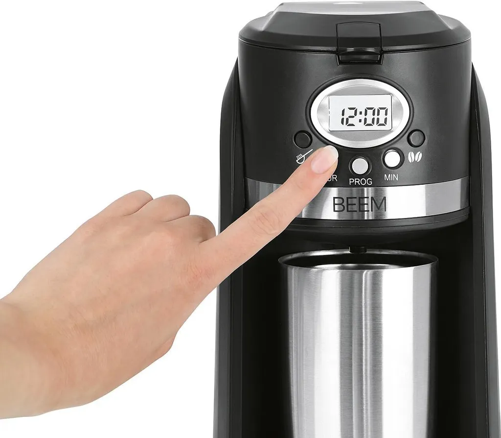 Kaffeemaschine Mahlwerk Filterkaffeemaschine To Go Isolierbecher Timer Display 13 Kaffeemaschine Mahlwerk Filterkaffeemaschine To Go Isolierbecher Timer Display – Bild 13