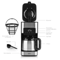 Kaffeemaschine Thermoskanne Filterkaffeemaschine 8 Tassen Timer Touch Display 20 Kaffeemaschine Thermoskanne Filterkaffeemaschine 8 Tassen Timer Touch Display -Kaffeegenuss Verkaufsgeschäft e61a55d99c1a562d8e9756dd4bc9a6c2