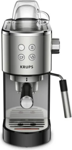 Krups XP 442 - Espresso Siebträger - Edelstahl/schwarz -Kaffeegenuss Verkaufsgeschäft e66d8f3aec8d5606e8616e6da87ee865