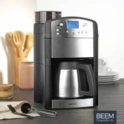 BEEM FRESH-AROMA-PERFECT Filterkaffeemaschine Mit Mahlwerk - Thermo | 2 Isolierkannen Kaffeemaschine Mahlwerk Timer 2x Thermoskanne Filterkaffeemaschine Kaffeeautomat -Kaffeegenuss Verkaufsgeschäft e6bfc1cd1c0a9da5d4ae6bc538e28917
