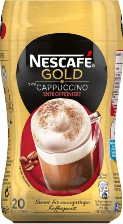 Nescafé® Nescafé Gold Typ Cappuccino Entkoffeiniert | 250g Dose 15 Nescafé® Nescafé Gold Typ Cappuccino Entkoffeiniert | 250g Dose -Kaffeegenuss Verkaufsgeschäft e96f7e57633c62ec371eb1412736c262