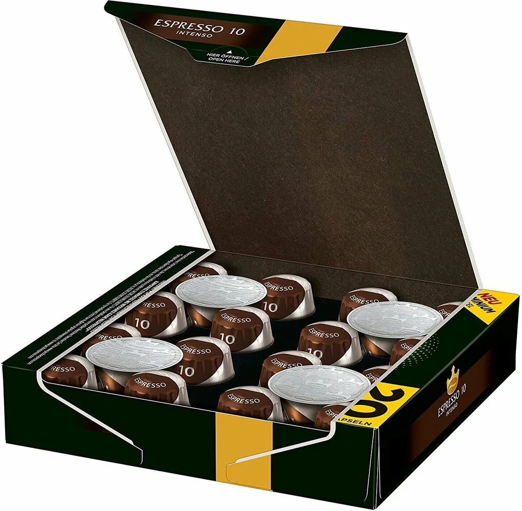 JACOBS Espresso 10 Intenso 200 Nespresso®* Kompatible Kaffeekapseln 4 JACOBS Espresso 10 Intenso 200 Nespresso®* Kompatible Kaffeekapseln – Bild 4