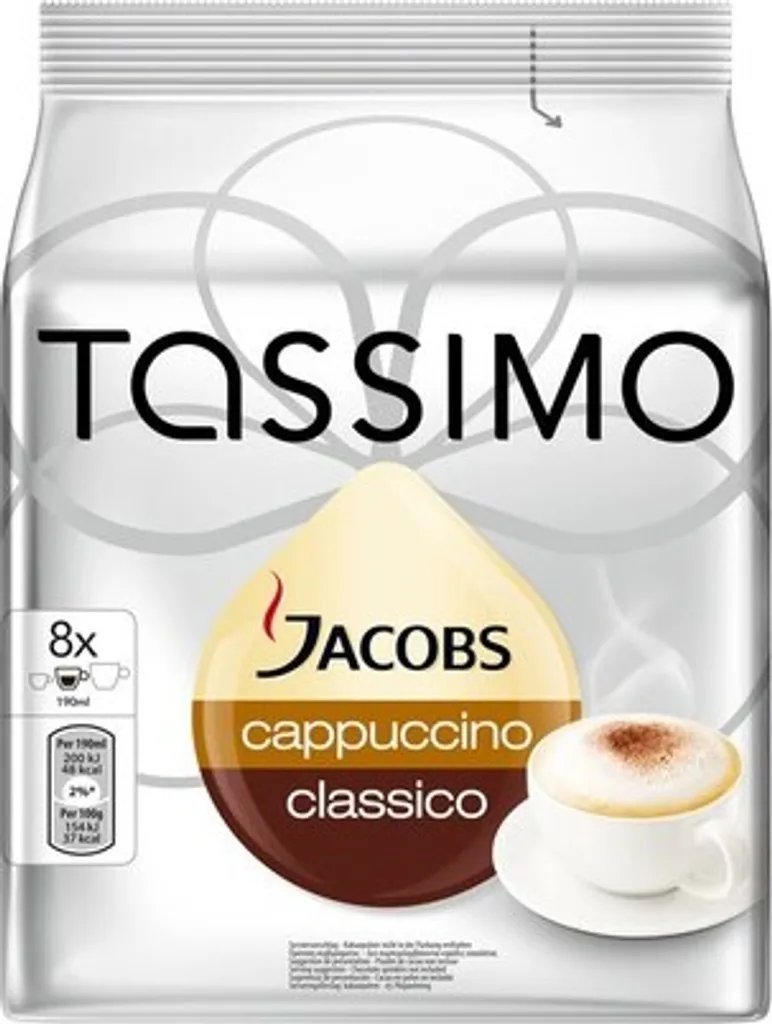 Tassimo Jacobs Cappuccino Classico | 8 T Discs, Kaffeekapseln 8 Tassimo Jacobs Cappuccino Classico | 8 T Discs, Kaffeekapseln – Bild 8