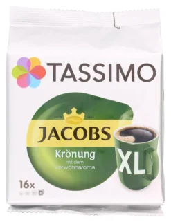 Tassimo Jacobs Krönung XL | 16 T Discs, Kaffeekapseln -Kaffeegenuss Verkaufsgeschäft ef4342d2b903f73da2291ea668be737b