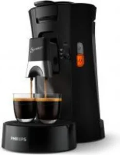 Kaffeegenuss Verkaufsgeschäft 27 Philips CSA230/69 Senseo Select Schwarz Padmaschine 0,9 L Entkalkungserinnerung