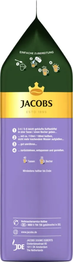 JACOBS Momente Typ Choco Cappuccino Mit Milka 12 X 500 G Beutel -Kaffeegenuss Verkaufsgeschäft efa5c0d0a047e34acbf8b83161726966