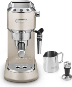 De'Longhi Delonghi Kaffeemaschine Dedica Metallics EC785.BG Pumpendruck 15 Bar, Eingebauter Milchaufschäumer, Manuell, 1300 W, Beige -Kaffeegenuss Verkaufsgeschäft f1ac2eaeaa9b47b5b54e6ffdf1f1d7d2