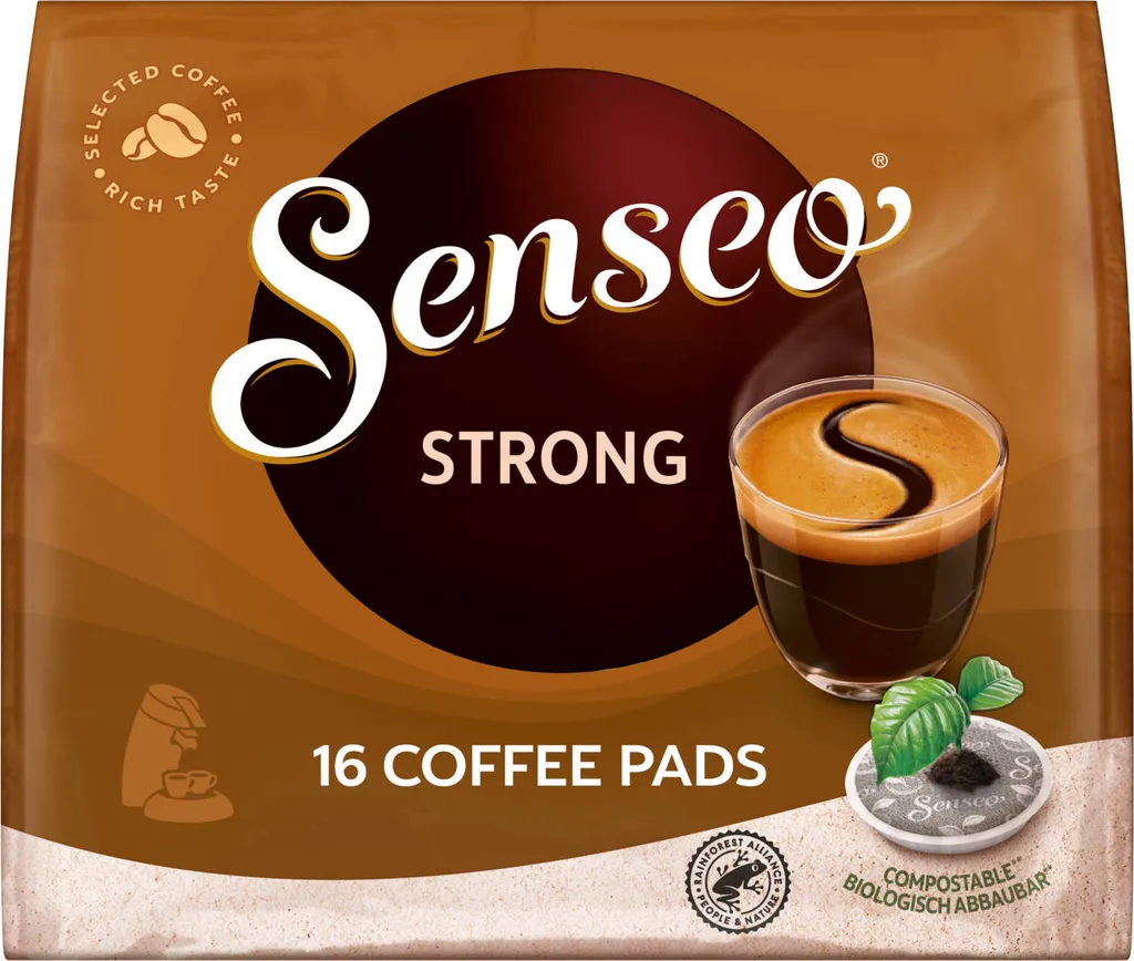 SENSEO Pads Strong Senseopads 10 X 16 Getränke - 160 Pads 2 SENSEO Pads Strong Senseopads 10 X 16 Getränke - 160 Pads – Bild 2
