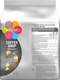 TASSIMO Coffee Shop Selections Flat White T Discs Kapseln 5er Pack 5x8 Getränke 8 TASSIMO Coffee Shop Selections Flat White T Discs Kapseln 5er Pack 5x8 Getränke -Kaffeegenuss Verkaufsgeschäft f4ecebf87292e4e7e41c2ce8c462ccc1