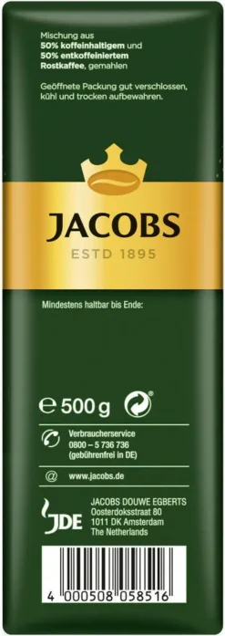 JACOBS Krönung Balance Filterkaffee 12 X 500 G Gemahlener Röstkaffee -Kaffeegenuss Verkaufsgeschäft f5075d8e6ebbcddd27c446b174db3464