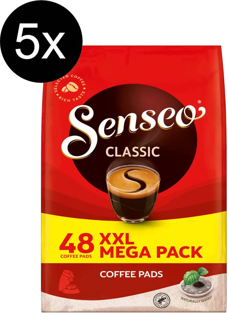 SENSEO Pads Classic Senseopads 240 Getränke Kaffeepads XXL Pack 1 SENSEO Pads Classic Senseopads 240 Getränke Kaffeepads XXL Pack