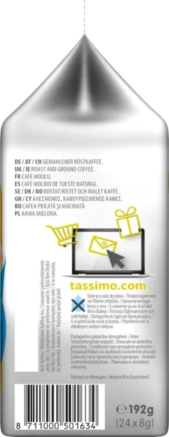 TASSIMO Kapseln Morning Café XL T-Discs Mild & Smooth 5 X 21 - 105 Getränke 11 TASSIMO Kapseln Morning Café XL T-Discs Mild & Smooth 5 X 21 - 105 Getränke -Kaffeegenuss Verkaufsgeschäft f739d89f3849f41dec9f3ee71005227a