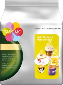 TASSIMO Kapseln Aktions-Paket 8 Packungen (4 Sorten) + Vivy 2 Schwarz Gratis -Kaffeegenuss Verkaufsgeschäft f7b358384c56f2525f4763ec83f949fe 1