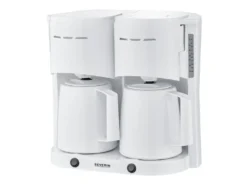 SEVERIN Duo-Filterkaffeemaschine KA 5830 Weiß -Kaffeegenuss Verkaufsgeschäft f83612b90ab0a2a3943d16b2bcf376f9