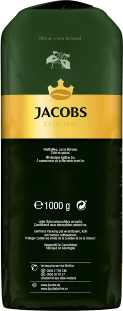 JACOBS Kaffeebohnen Expertenröstung Espresso 3 Kg Ganze Espressobohnen + 1 Jacobs Barista Becher + 1 Dose -Kaffeegenuss Verkaufsgeschäft f936ad5e4355d3d93b9e5883733395fe