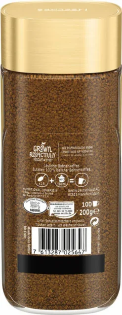 Nescafé® Nescafé Gold Mild | Löslicher Kaffee | 200g-Glas -Kaffeegenuss Verkaufsgeschäft f969b7515a49c529b6744367280b30d2