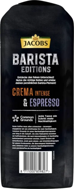 JACOBS Kaffeebohnen Barista Editions Crema Do Brasil 4 X 1 Kg Geröstete Bohnen -Kaffeegenuss Verkaufsgeschäft f99c808299bb483242abe86a267ffa35