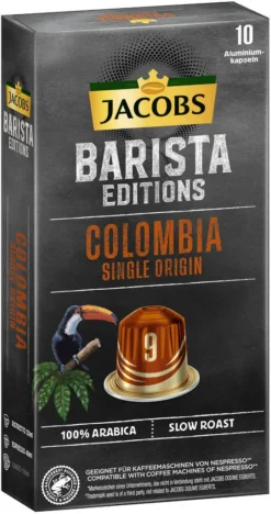 JACOBS Kapseln Barista Editions Colombia Origin 9 10 X 10 Nespresso®* Kompatibel -Kaffeegenuss Verkaufsgeschäft f9b0eee20e3deabc88a7e2fc863cf3d1
