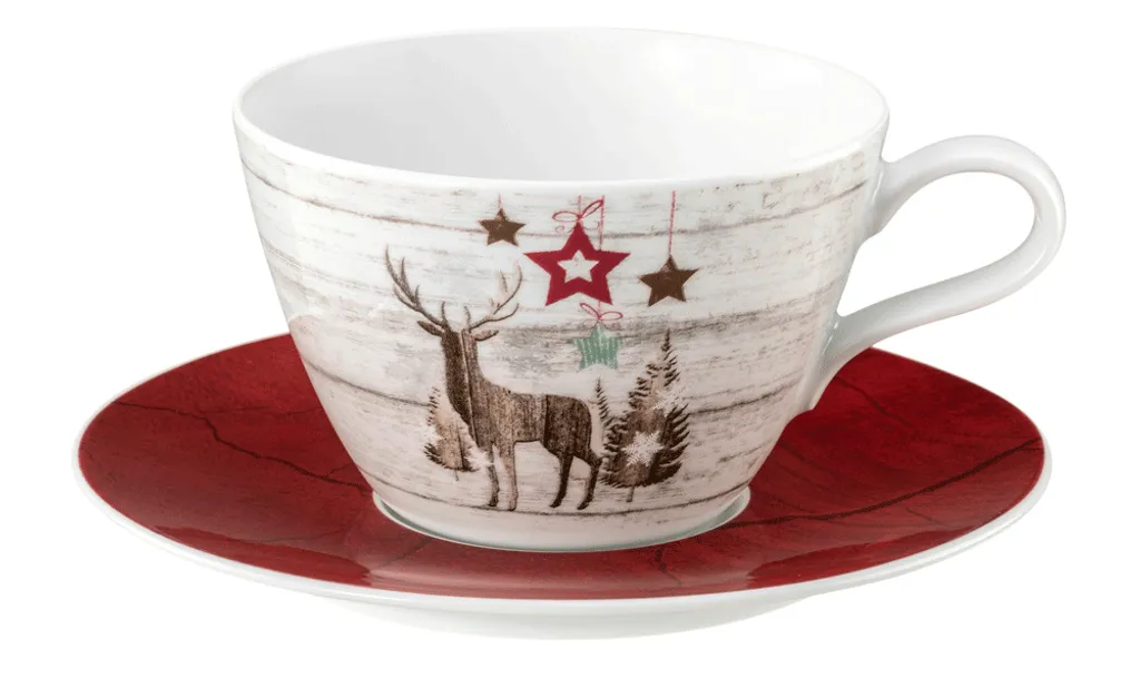 Seltmann Weiden Life Christmas Kaffeeservice 4tlg. Mit Servietten 2 Seltmann Weiden Life Christmas Kaffeeservice 4tlg. Mit Servietten – Bild 2