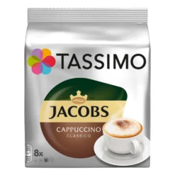 Tassimo Jacobs Cappuccino Classico (5 X 8 Getränke) -Kaffeegenuss Verkaufsgeschäft fb8a48aa6d5c65b5e02e5f9383985946