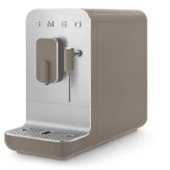 Smeg BCC02TPMEU Kompakte Kaffeevollautomat Mit Dampffunktion Taupe