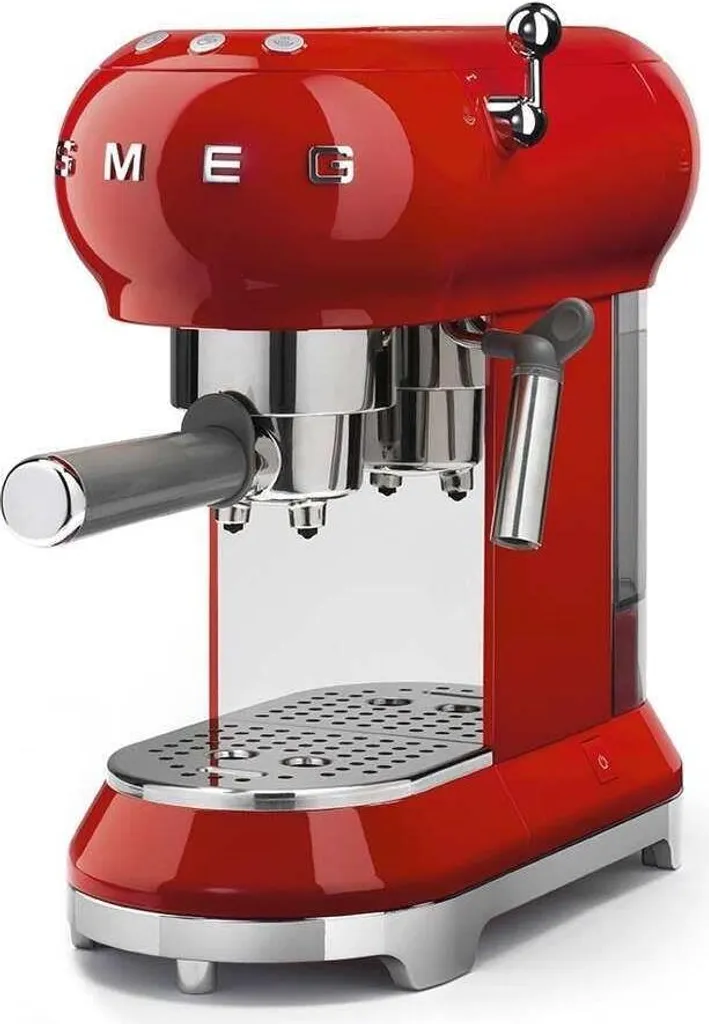 SMEG Espresso Kaffeemaschine Rot ECF01RDEU 1 SMEG Espresso Kaffeemaschine Rot ECF01RDEU