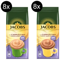 JACOBS Löskaffee Typ Cappuccino 8 X Choco Nuss + 8 X Choco Vanille -Kaffeegenuss Verkaufsgeschäft fea0e5038fe003a8af27e21a3eea35cf